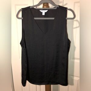 Nine West Sleek Black Sleeveless Top